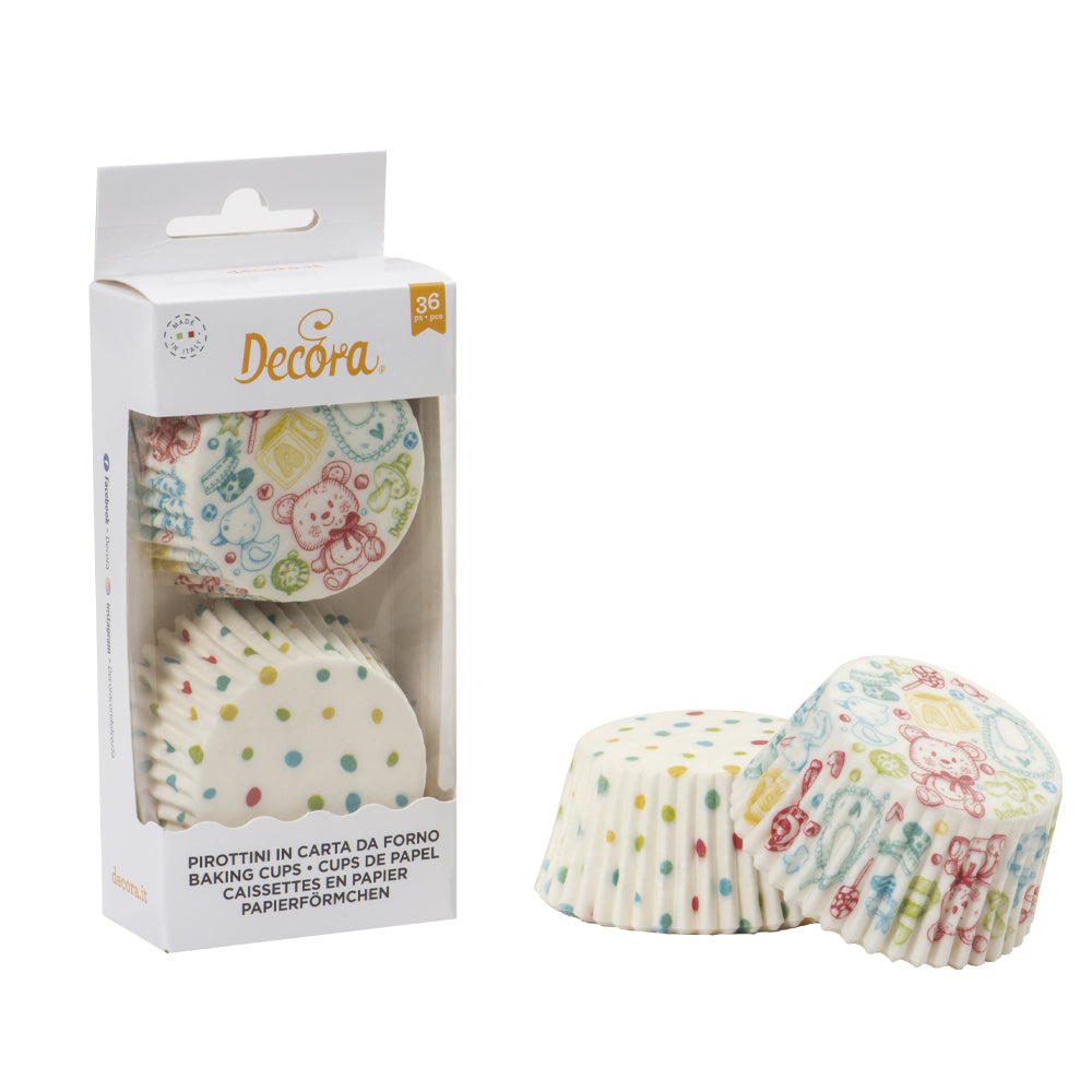 Pirottini muffin x36 - DECORA