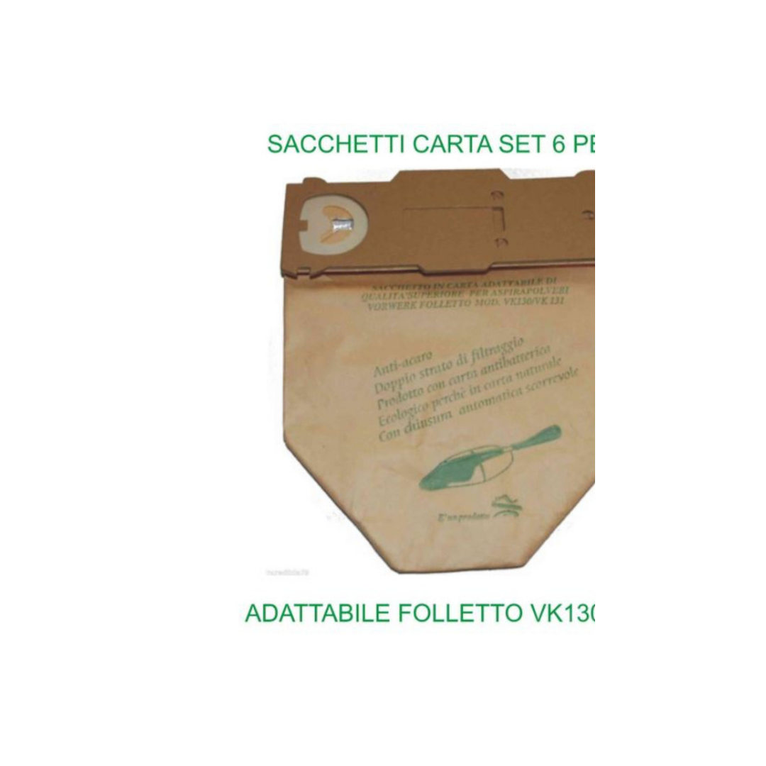 Sacchetti adattabili x Folletto 130-131