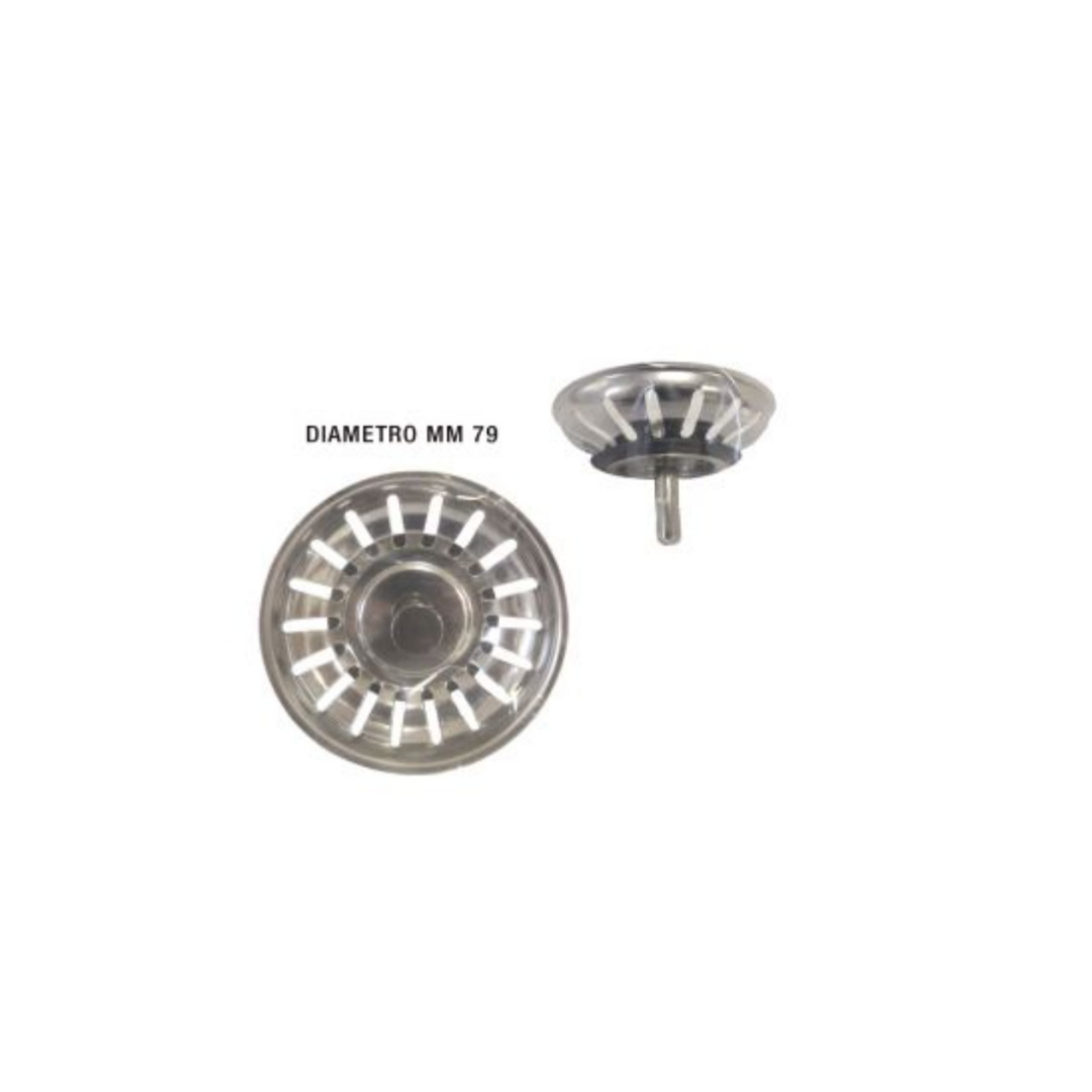 Tappo lavello inox
