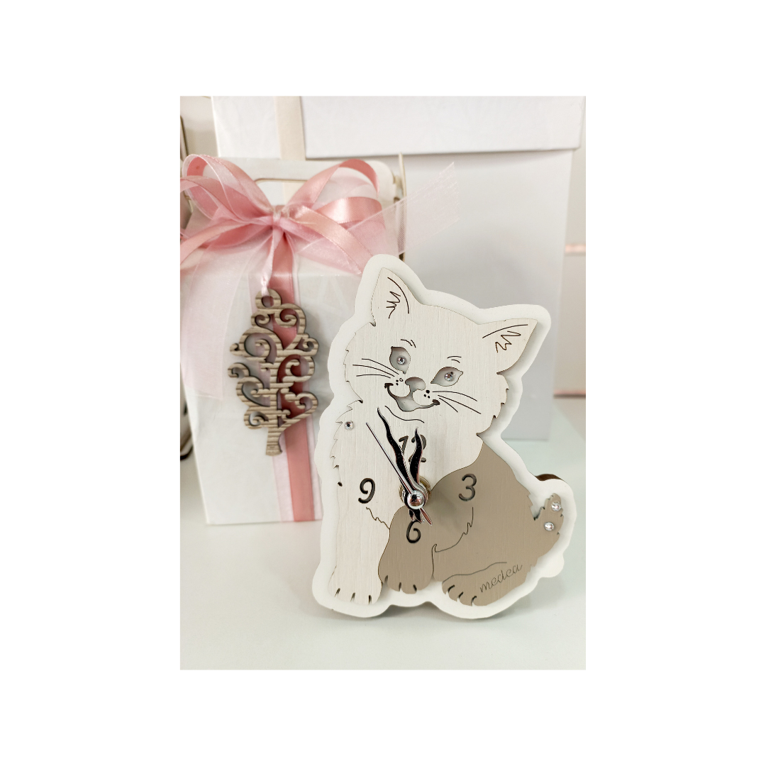 MEDEA-Orologio gattino