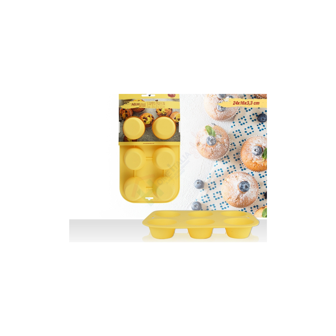 Stampo in silicone 6 muffins - ABM