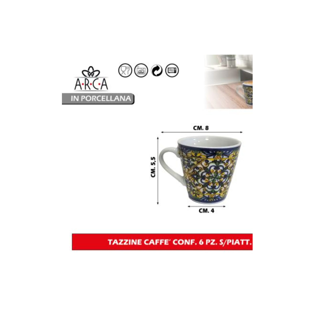 Tazzine da caffè x 6 - ARCA