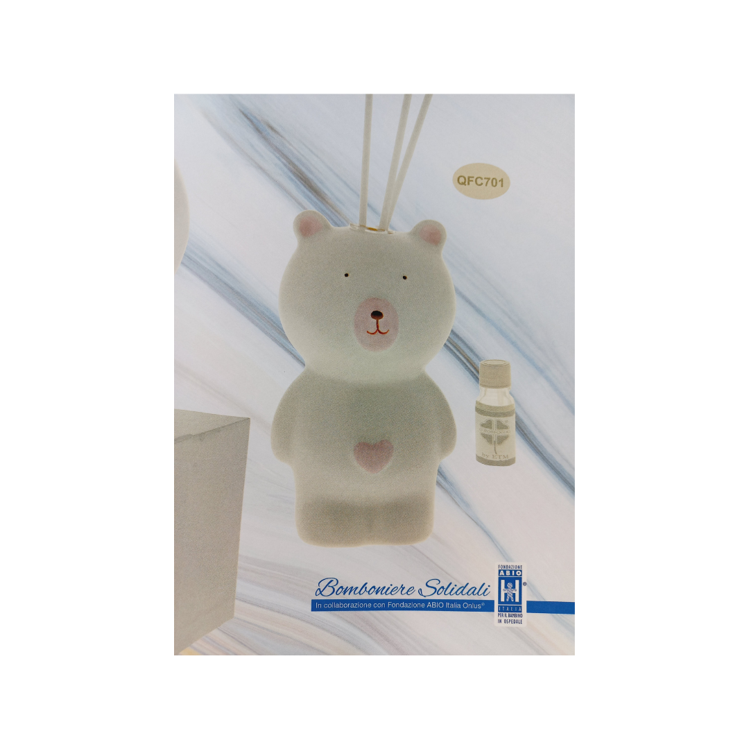 QUADRIFOGLIO- Profumatore led orsetto