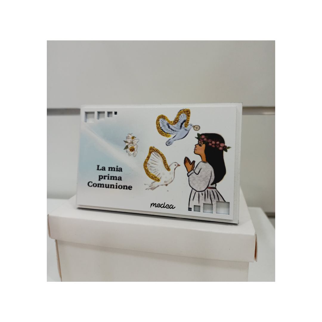 MEDEA-Quadretto piccolo comunione girl