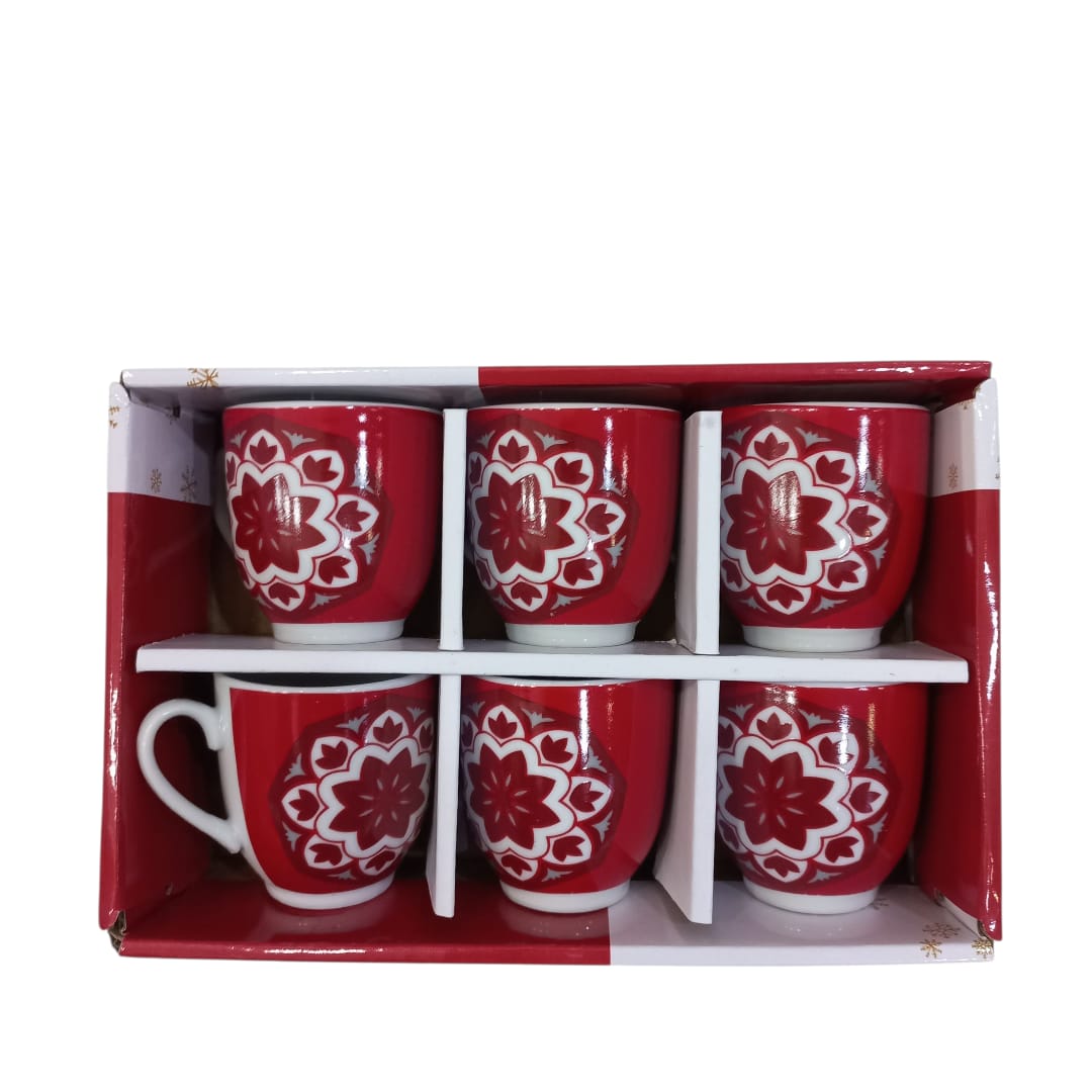 Set 6 tazzine caffè