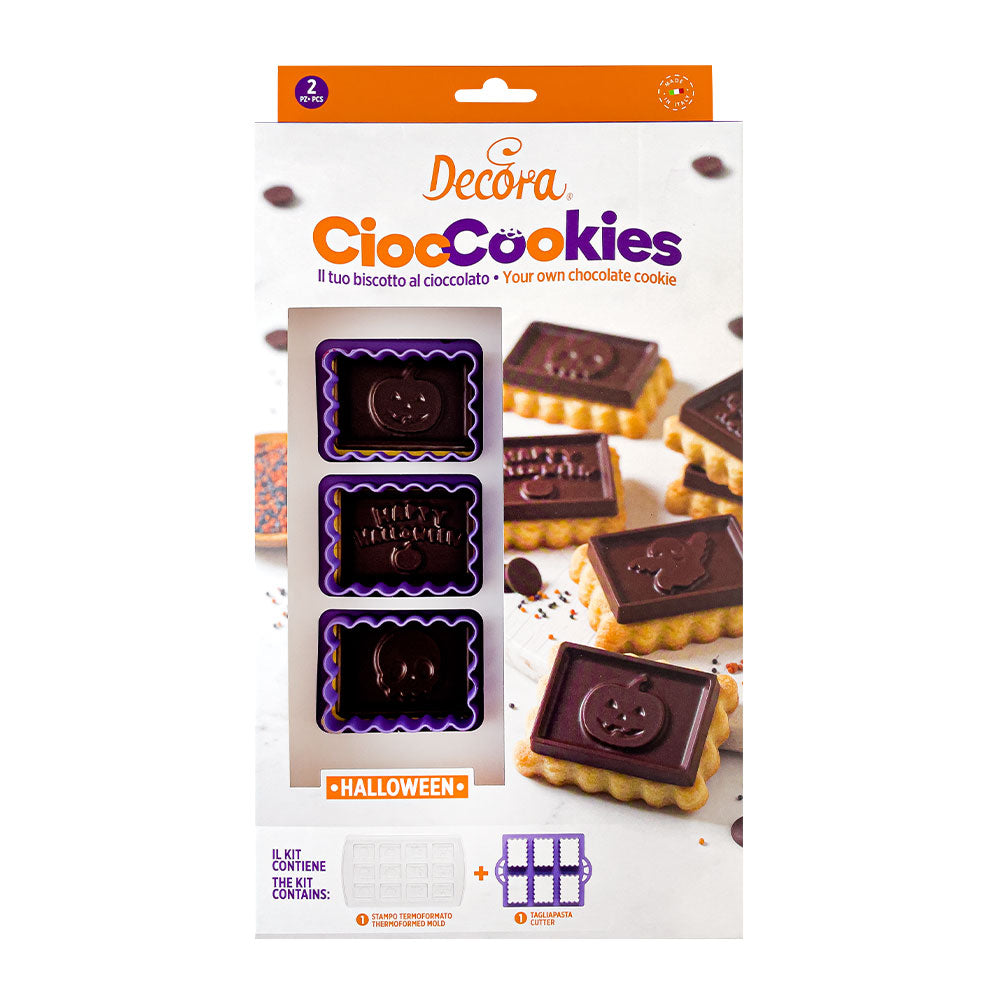 Tagliabiscotti gallette cioccolato halloween