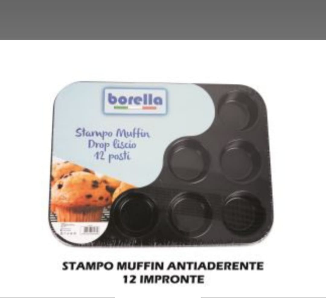 Stampo per 12 muffins - BORELLA