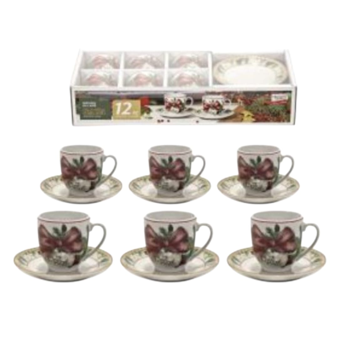 Set 6 tazzine fiocco