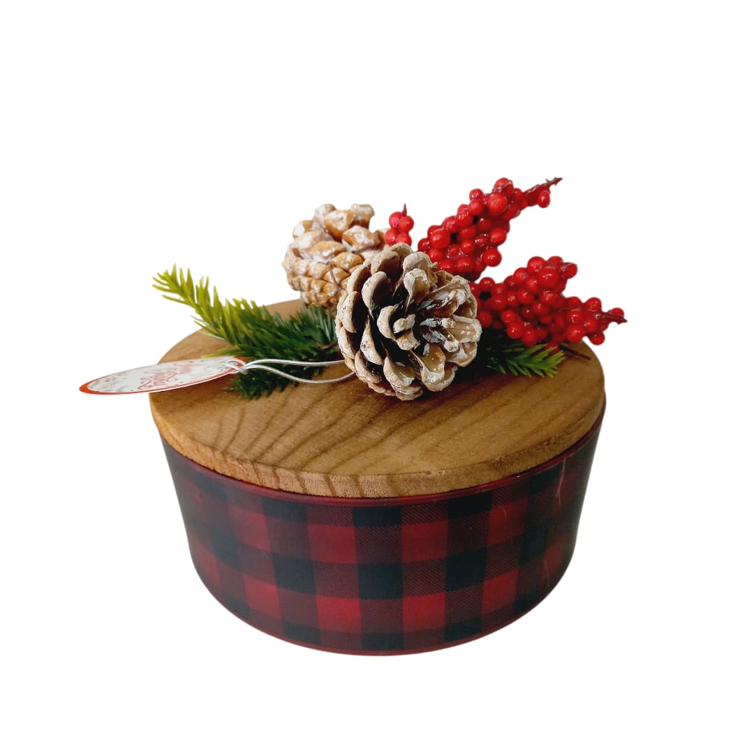 Candela con coperchio