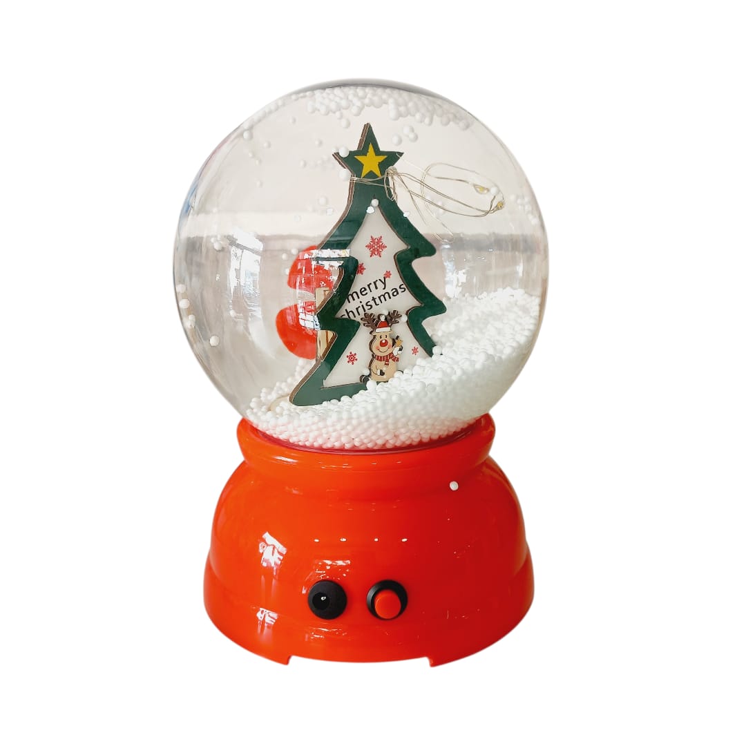 Sfera con movimento musica e luci