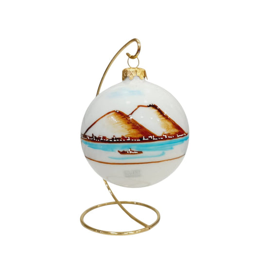 Sfera decorata con appendino