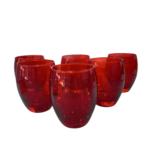 Set 6 bicchieri bombati